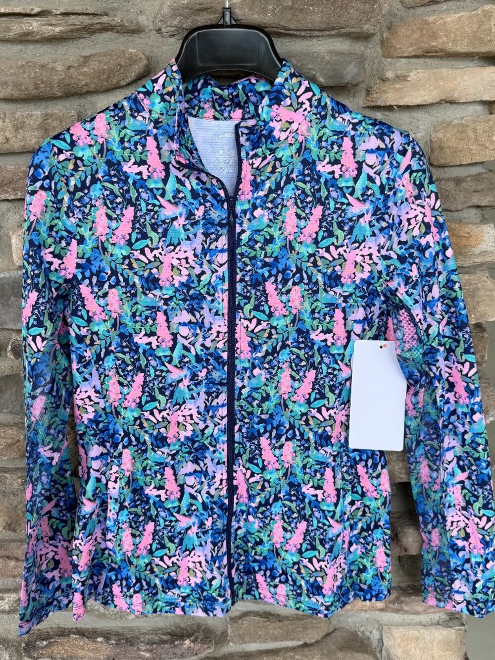 Gottex Golf Tennis Pickleball LS Full Zip Jacket Women's S Jacket Confetti NWT